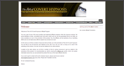 Desktop Screenshot of affiliatecenter.theartofcoverthypnosis.com